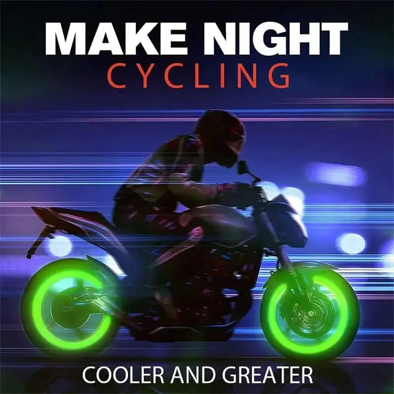 Fluorescent Night Glowing Valve Caps GLR SHOPPING