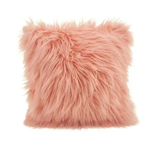 Soft Fur Plush Cushion Cover Home Decor Pillow Covers Living Room - GLR SHOPPING