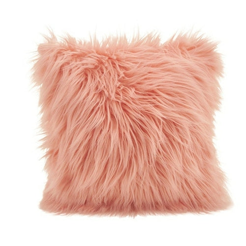 Soft Fur Plush Cushion Cover Home Decor Pillow Covers Living Room