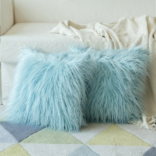 Soft Fur Plush Cushion Cover Home Decor Pillow Covers Living Room