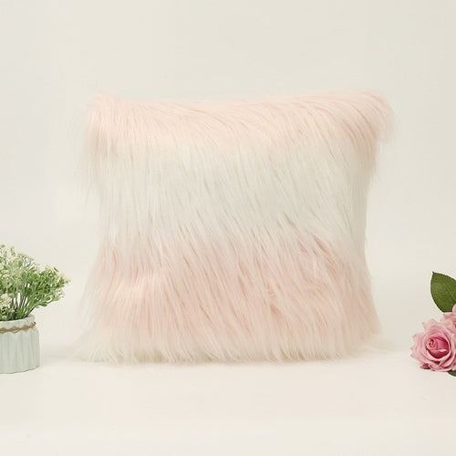 Soft Fur Plush Cushion Cover Home Decor Pillow Covers Living Room