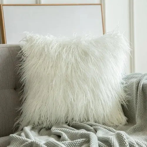 Soft Fur Plush Cushion Cover Home Decor Pillow Covers Living Room - GLR SHOPPING