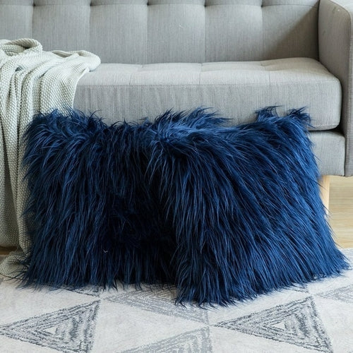 Soft Fur Plush Cushion Cover Home Decor Pillow Covers Living Room