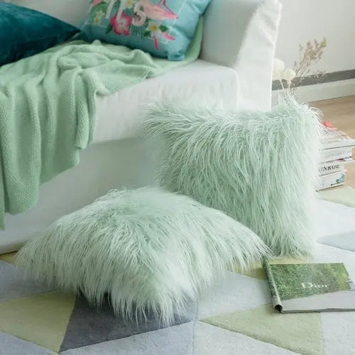Soft Fur Plush Cushion Cover Home Decor Pillow Covers Living Room - GLR SHOPPING