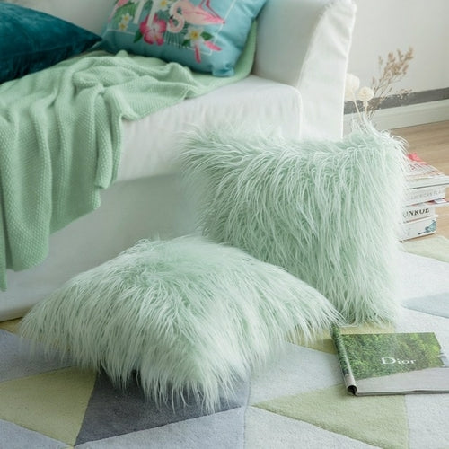 Soft Fur Plush Cushion Cover Home Decor Pillow Covers Living Room
