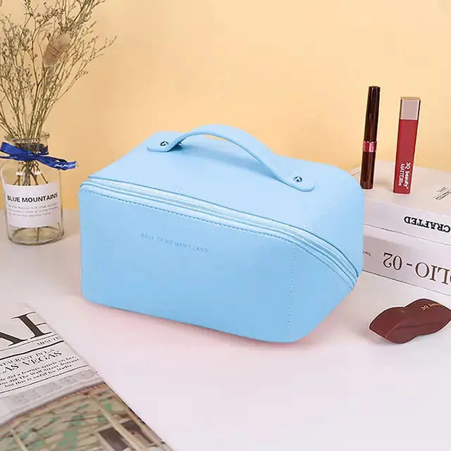 Large-Capacity Leather Cosmetic Bag - GLR SHOPPING