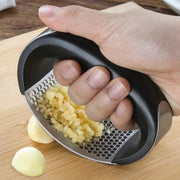 Stainless Steel Garlic Press Manual Crusher Home Essentials-7