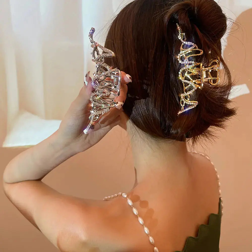 Hair Claw Crab Crystal Pearl Clip GLR SHOPPING