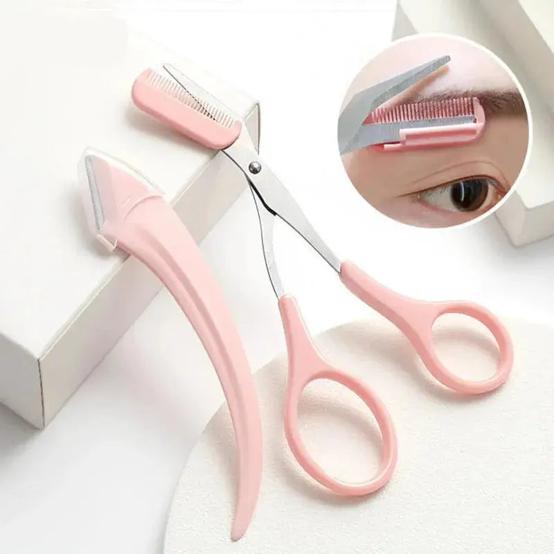Eyebrow Trimming Scissors With Comb GLR SHOPPING