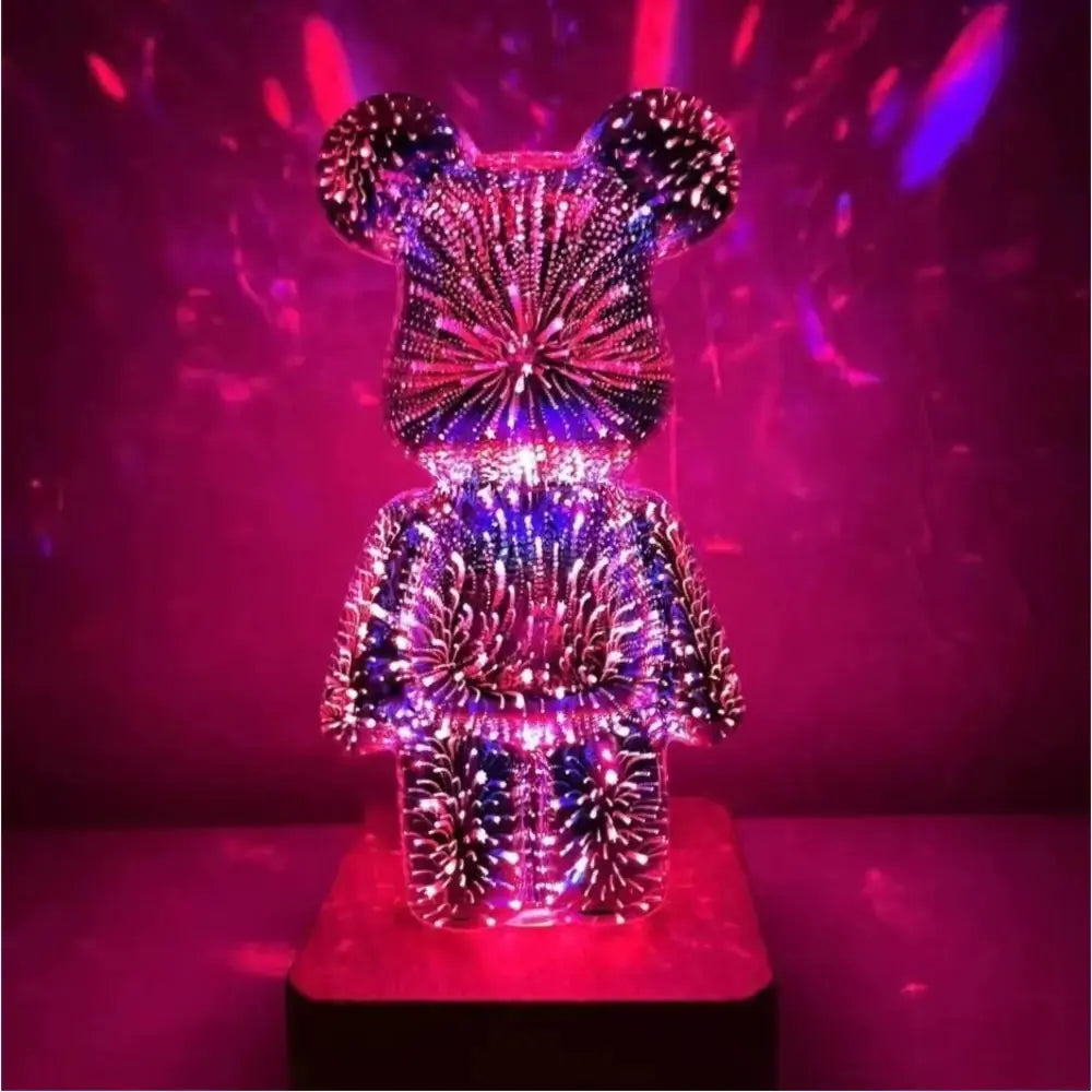 3D Bear Firework Light Lamp - GLR SHOPPING