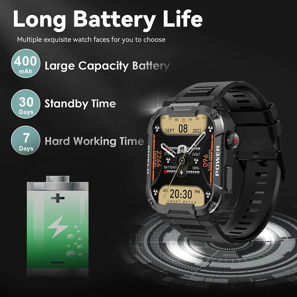 Outdoor Military Smart Watch Men GLR SHOPPING
