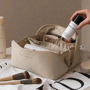 Large-Capacity Leather Cosmetic Bag - GLR SHOPPING