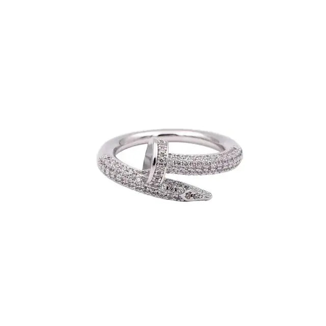 Classic Korean Style Copper Zircon Ring GLR SHOPPING