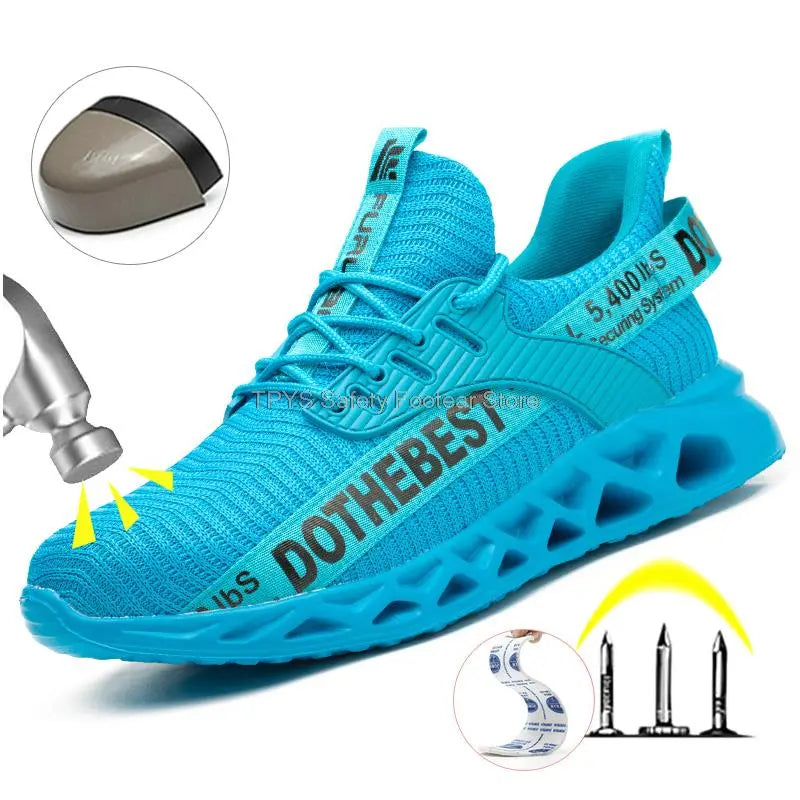Steel Toe Lightweight Safety Sneakers - GLR SHOPPING