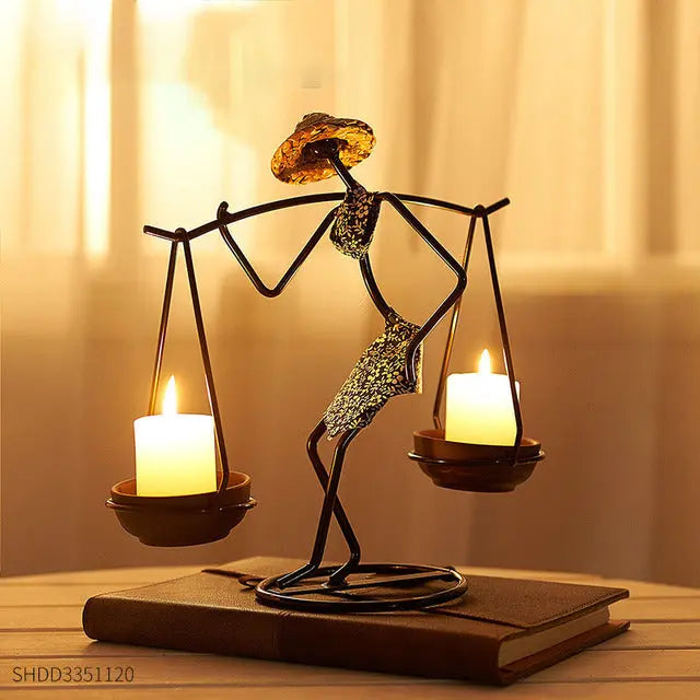 Lantern Shape Candlestick - GLR SHOPPING