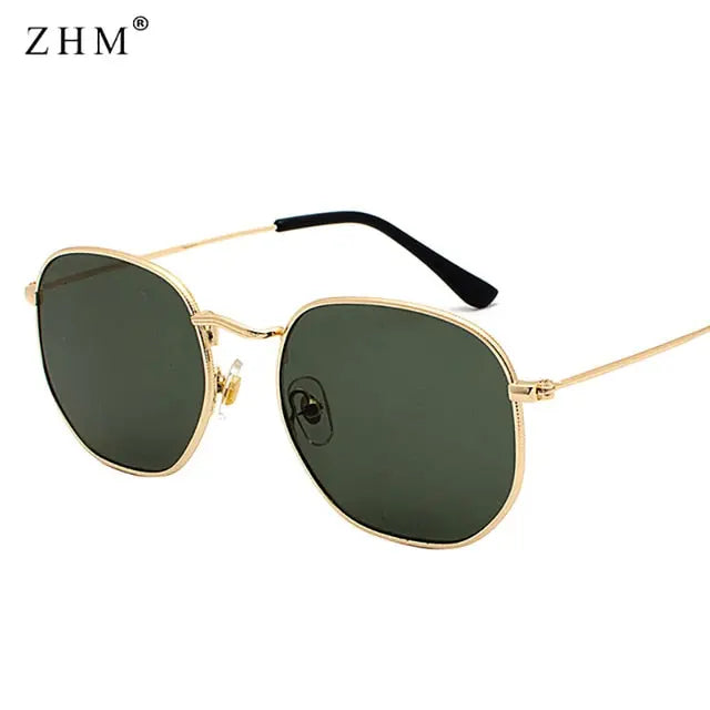 Men's Square Metal Frame Sunglasses - GLR SHOPPING