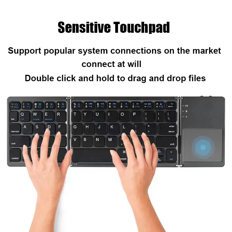 Triple Folding Keyboard - GLR SHOPPING