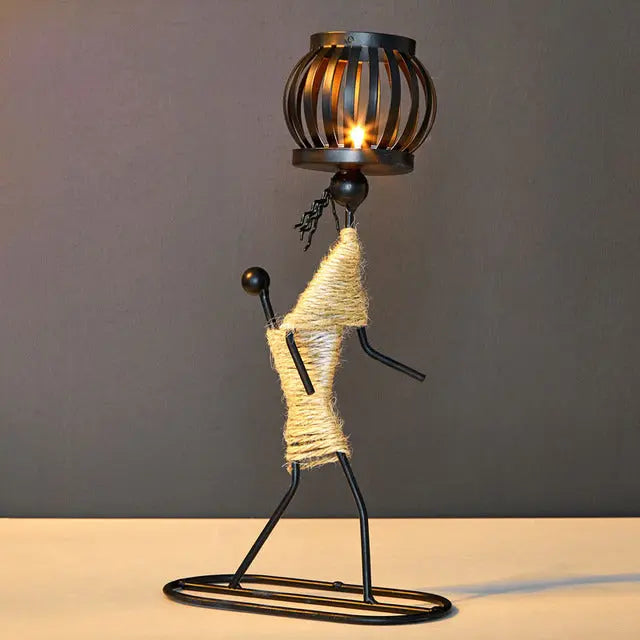 Lantern Shape Candlestick - GLR SHOPPING
