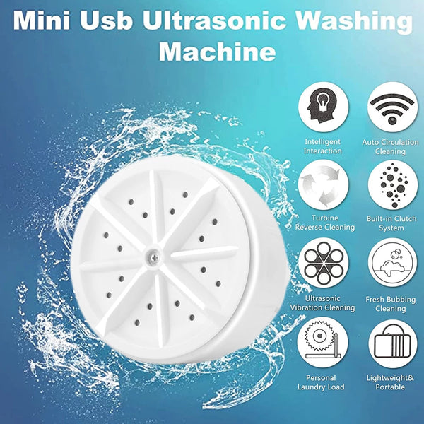 Cyclone Genie™  - #1 Portable Mini Ultrasonic Washing Machine