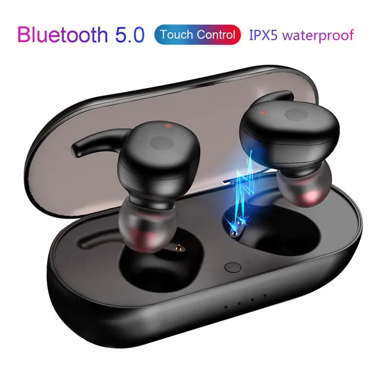 TWS Headphones Bluetooth 5.0 Wireless Earphones Sports Earphone 3D - GLR SHOPPING