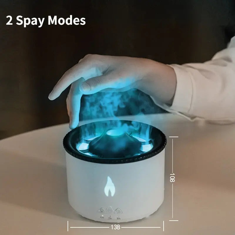 Flame Aroma Diffuser Essential Oil 360ml - GLR SHOPPING