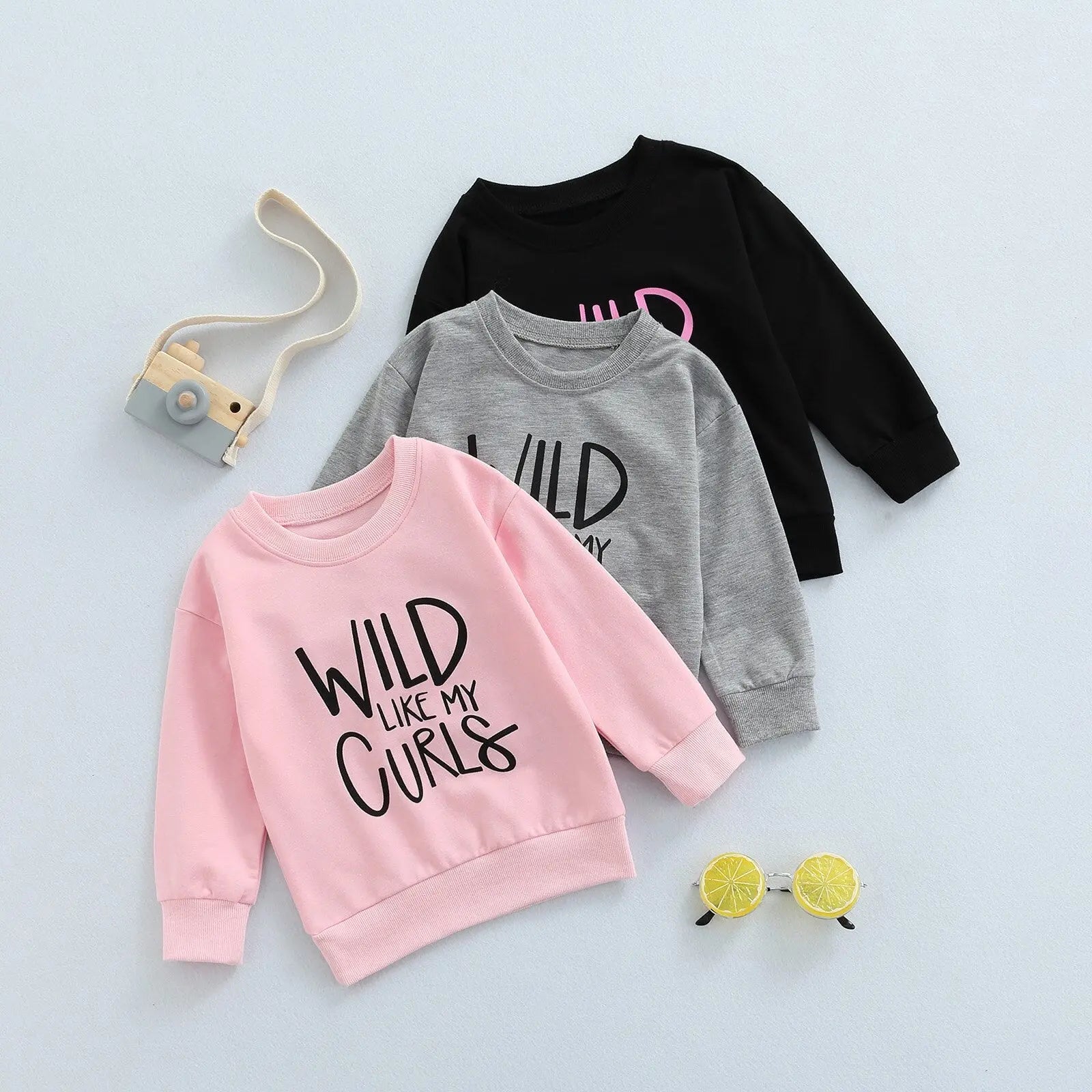 Baby Sweatshirt Tops with Letter Print - GLR SHOPPING