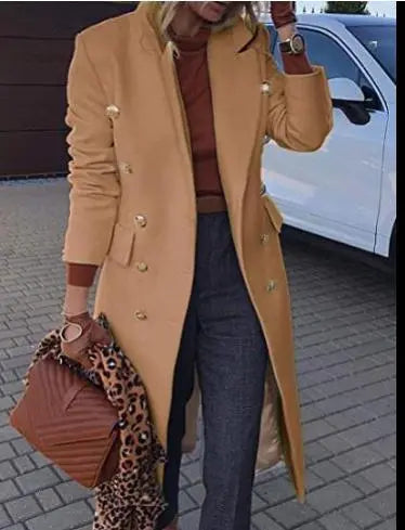 Double Breasted Long Blazers - GLR SHOPPING