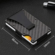 Carbon Fiber Credit Card Holder Wallet - GLR SHOPPING
