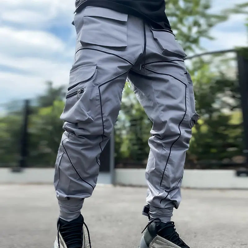 Reflective Cargo Pants - GLR SHOPPING