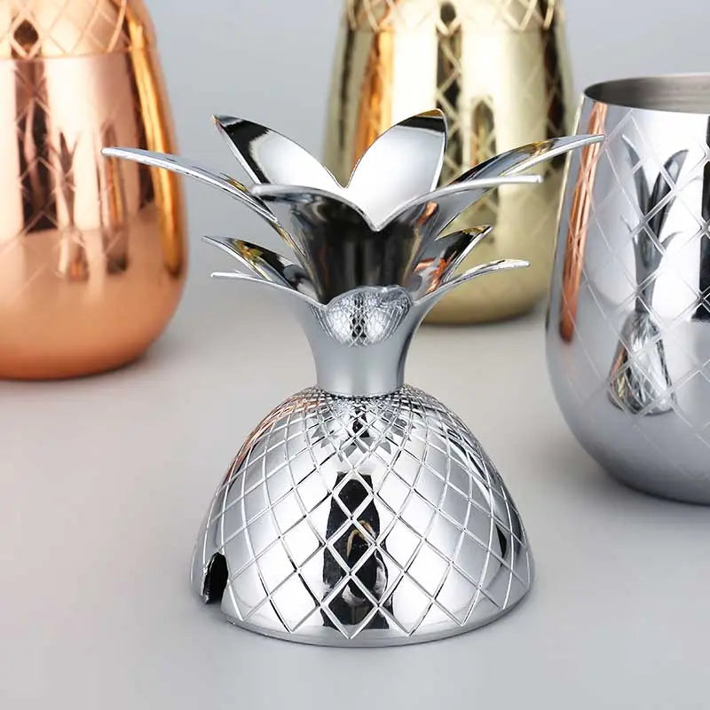 Pineapple Cups Tumbler Wineglass 3 Colors Cocktail Drinking Winebowls Mugs Bar Tools - GLR SHOPPING