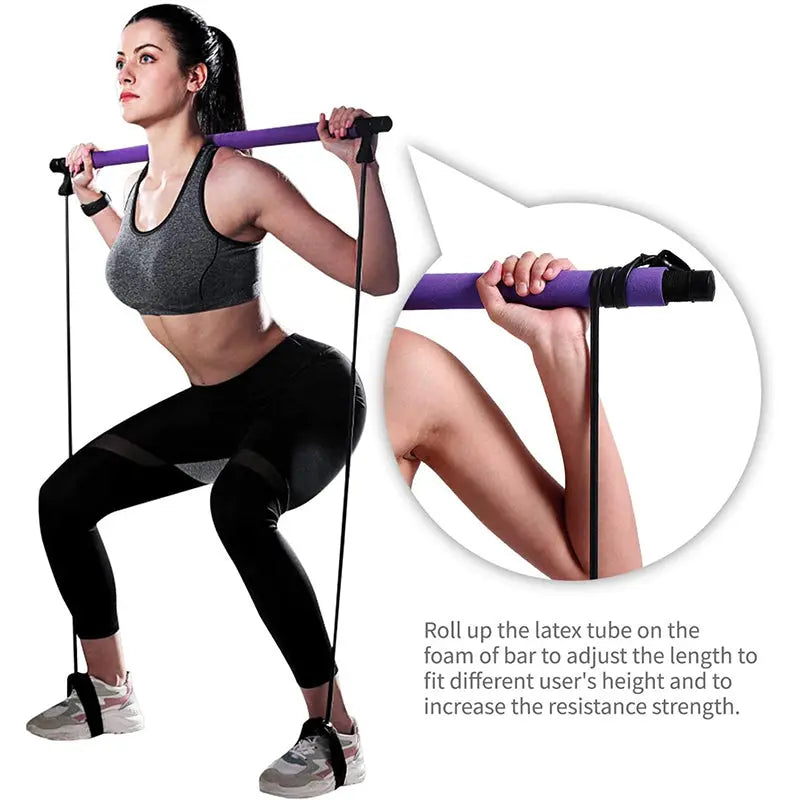 Yoga Pilates Bar Stick - GLR SHOPPING