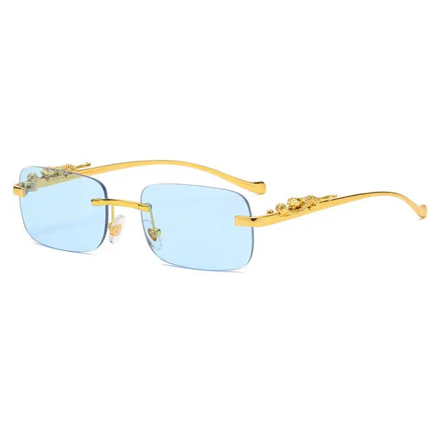 Vintage Rimless Square Sunglasses - GLR SHOPPING