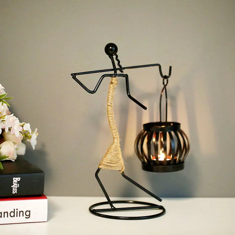 Lantern Shape Candlestick - GLR SHOPPING