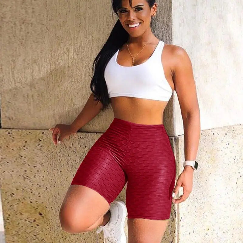 Textured Push Up Fitness Shorts - GLR SHOPPING