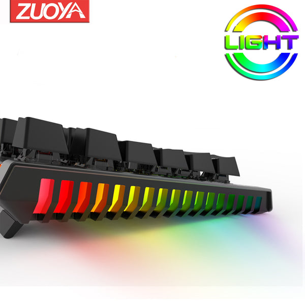 RGB Mix Backlit Wired Gaming Mechanical Keyboard