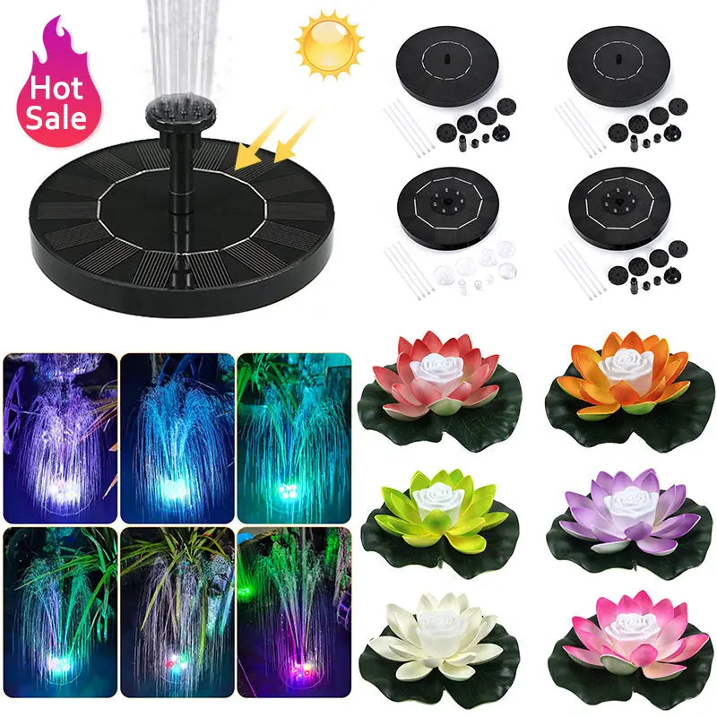 Mini Solar Water Fountain - GLR SHOPPING