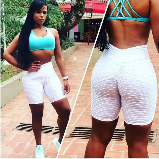 Textured Push Up Fitness Shorts - GLR SHOPPING