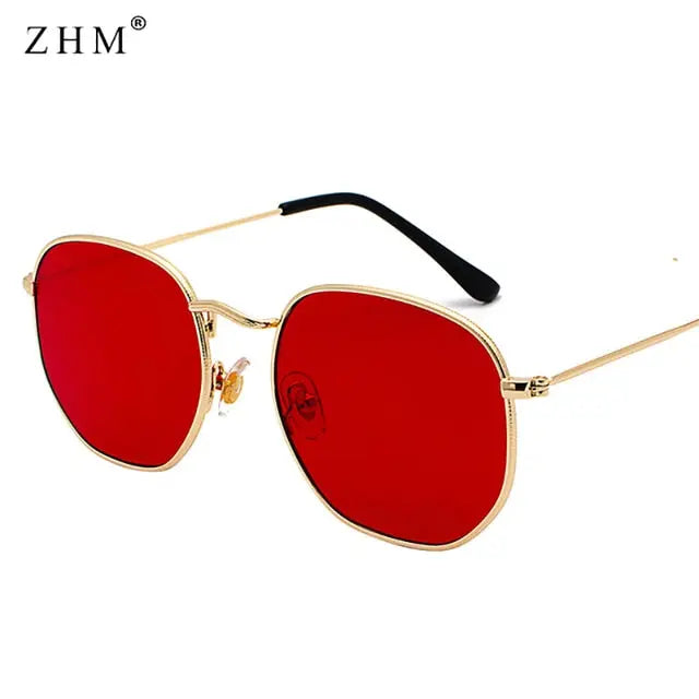 Men's Square Metal Frame Sunglasses - GLR SHOPPING