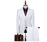 Pure Color Men's Business Suit