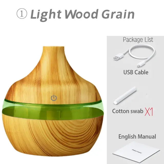 Wood Ultrasonic Air Humidifier - GLR SHOPPING