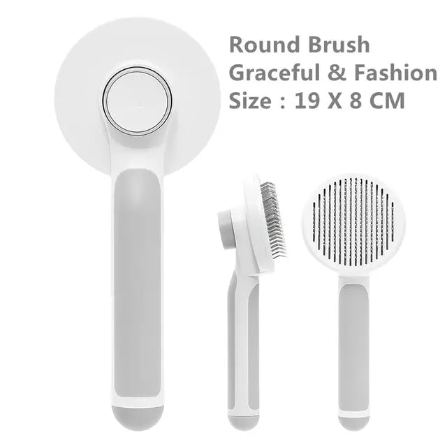 Pumpkin Pet Brush, Self Cleaning Slicker Brush - GLR SHOPPING