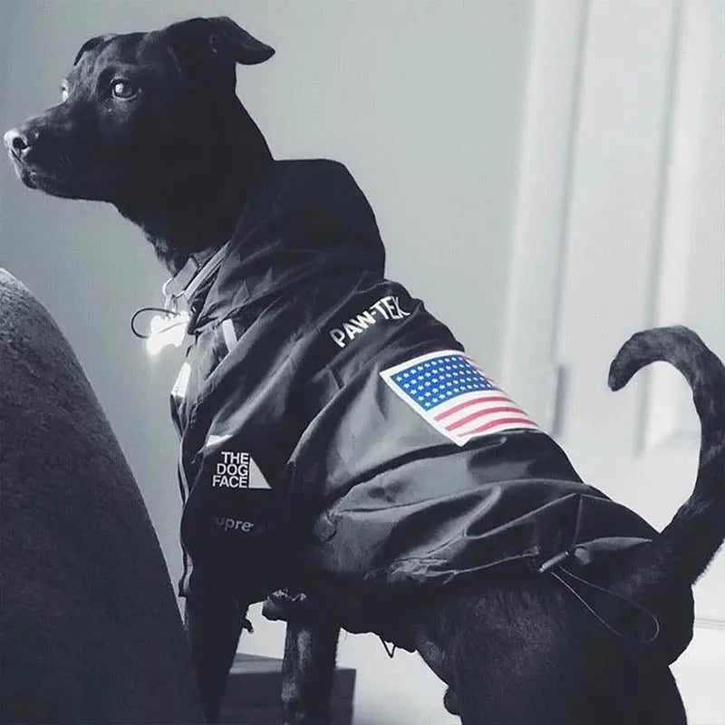 Dog Winter Clothes Windproof Dog Jacket Fashion Pet Clothing for Medium Large Dogs Labrador Reflective Dogs Clothes Ropa Perro - GLR SHOPPING