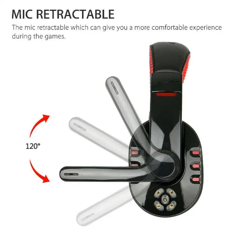 Headset Over Ear Wireless Game Earphones Gaming Headphones Deep Bass Stereo Helmet With Microphone For PC - GLR SHOPPING
