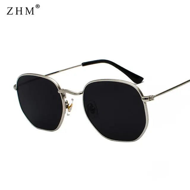 Men's Square Metal Frame Sunglasses - GLR SHOPPING