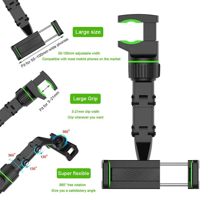 Car Phone Holder Rotatable Bracket - GLR SHOPPING