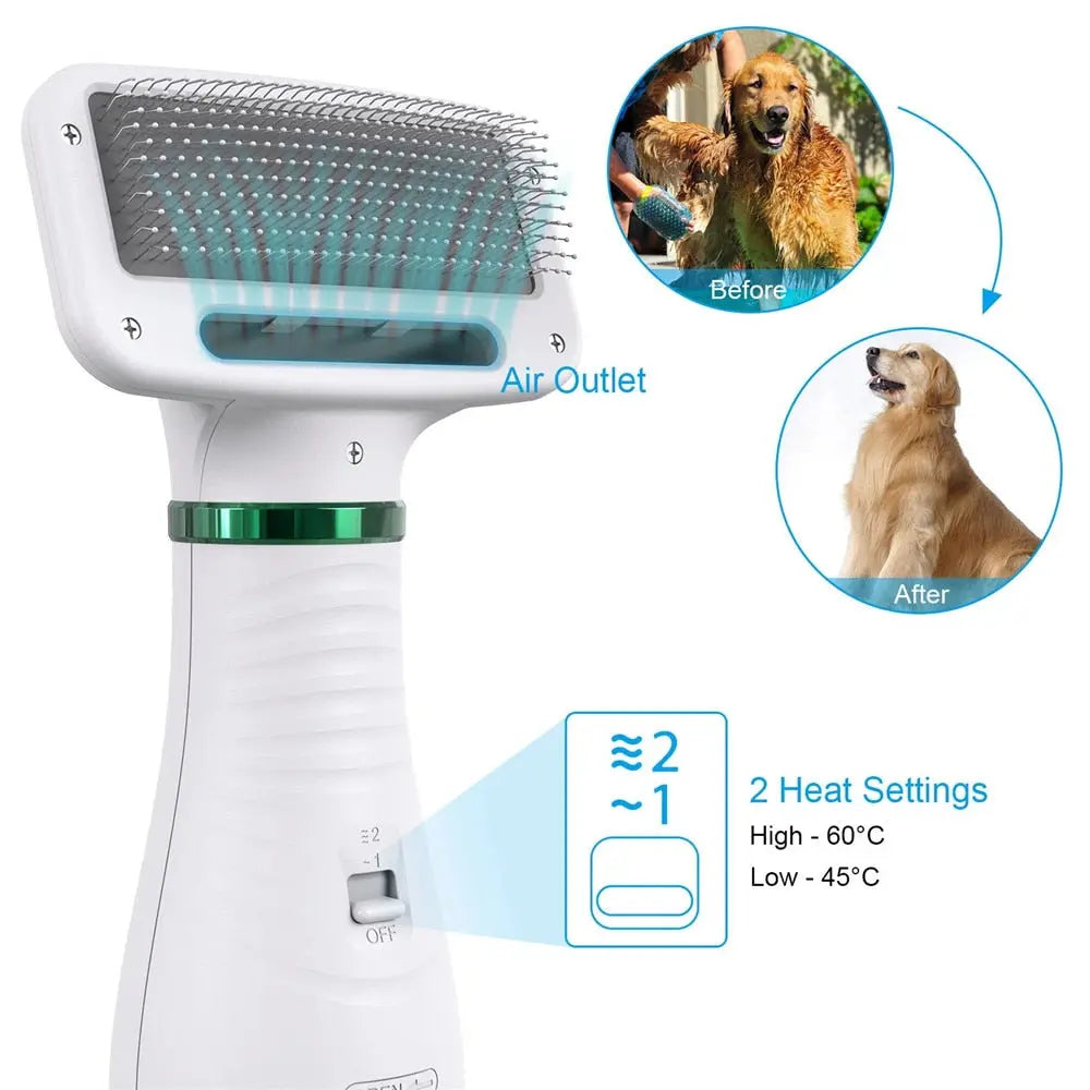 Portable Dog Dryer 2-In-1Hair Dryer For Dogs - GLR SHOPPING