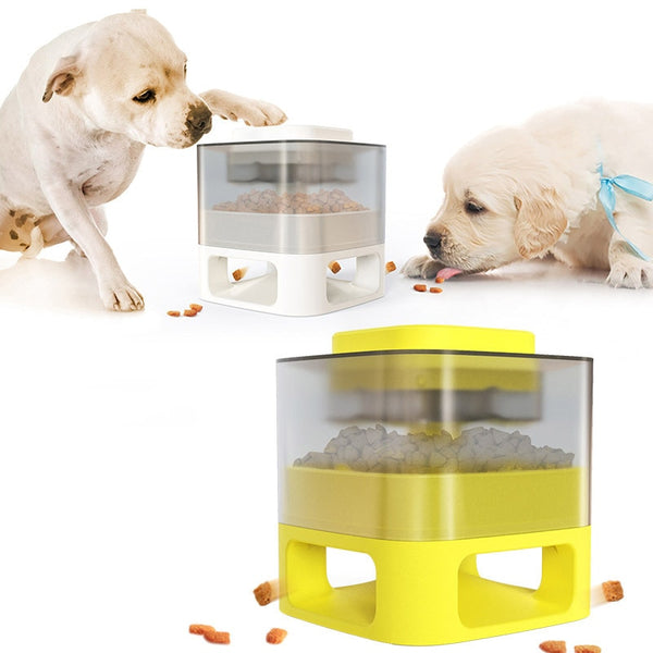 New Puzzle Dog Slow Food Feeder Funny Press Training Pet Puppy Automatic Eatting Toys Feeder For Pets Dogs Dispenser Feeding Toy