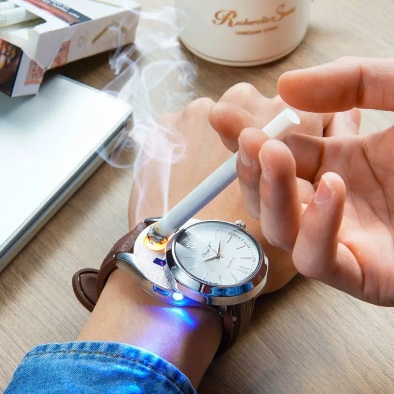 Premium Lighter Watch Rechargeable - GLR SHOPPING