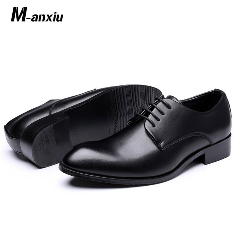 Black Leather Formal Business Shoe