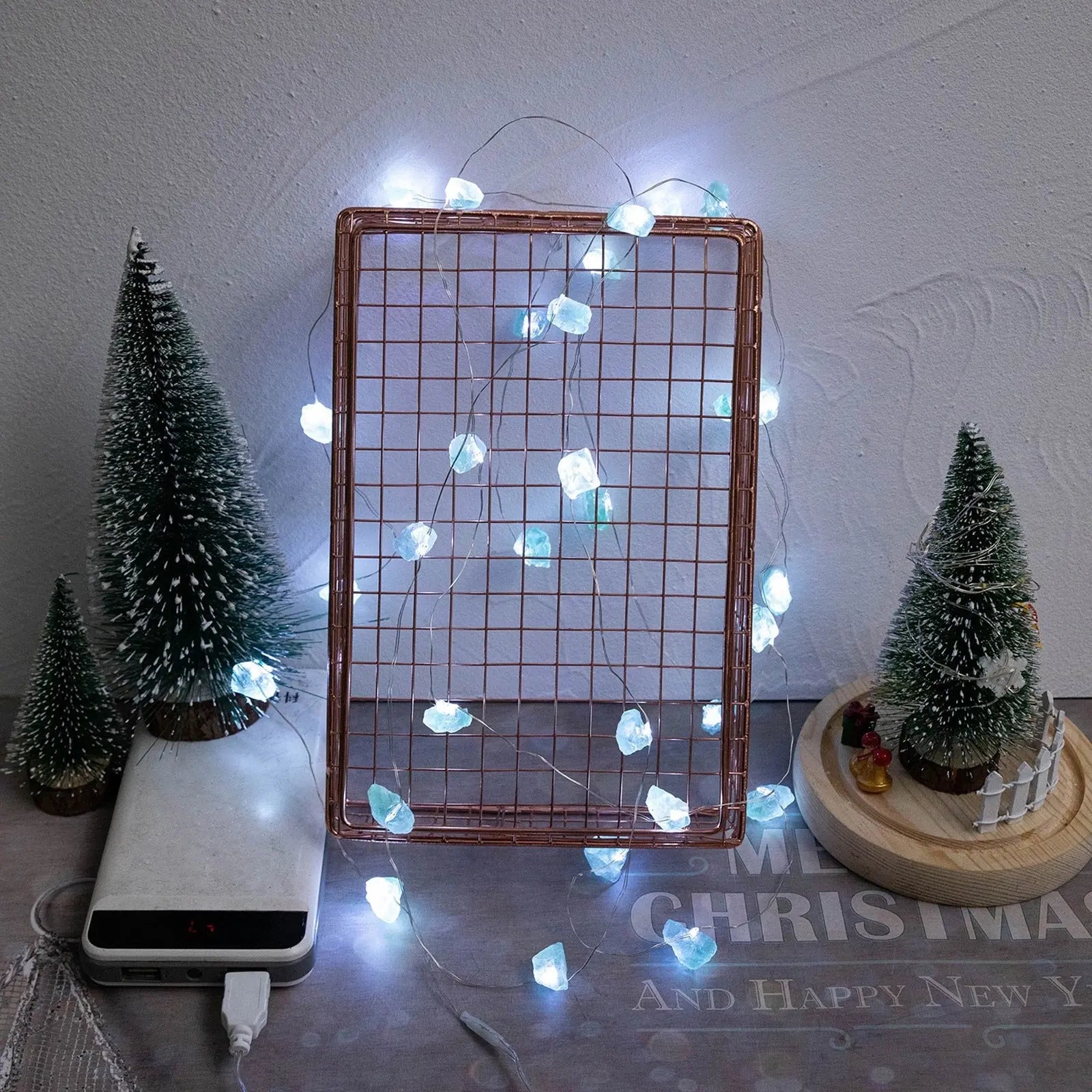 Green Crystal Stone Lamp - GLR SHOPPING